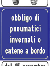 Obbligo di catene a Bordo – Ordinanza Provinciale