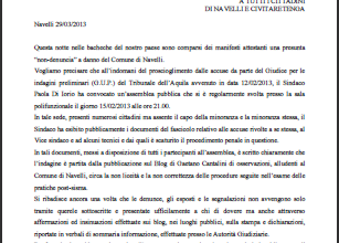 Inchiesta Precisazioni Verità