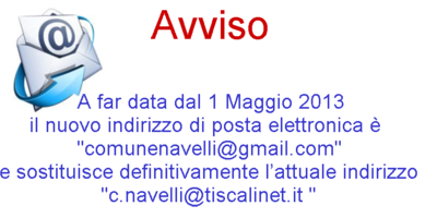 Cambio indirizzo di posta elettronica