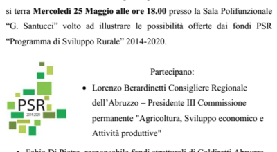 PSR 2014-2020 Incontro informativo Navelli