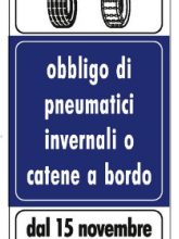 Obbligo pneumatici invernali