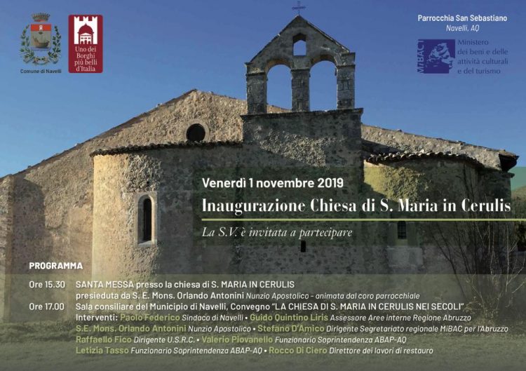 La Chiesa di Santa Maria “In Cerulis” nei secoli – di S.E. Mons. Orlando ANTONINI