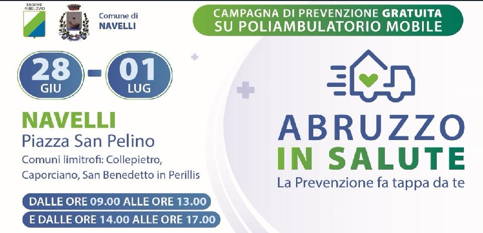 Campagna di prevenzione gratuita ASL 1 Abruzzo