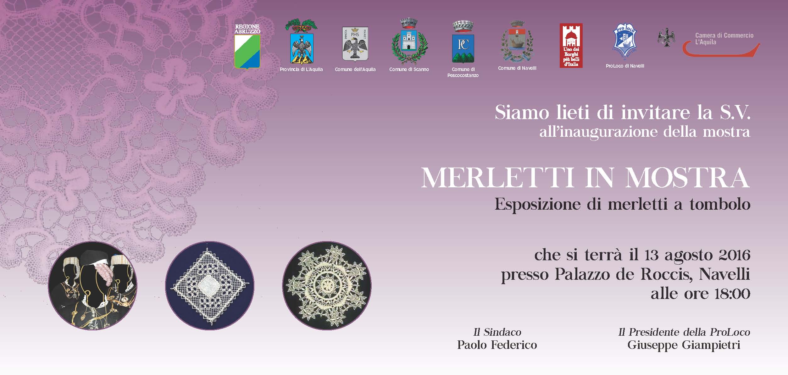 merletti in  mostra