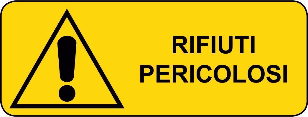 Cartello Pericolo Rifiuti Pericolosi - Sicurezza Shop